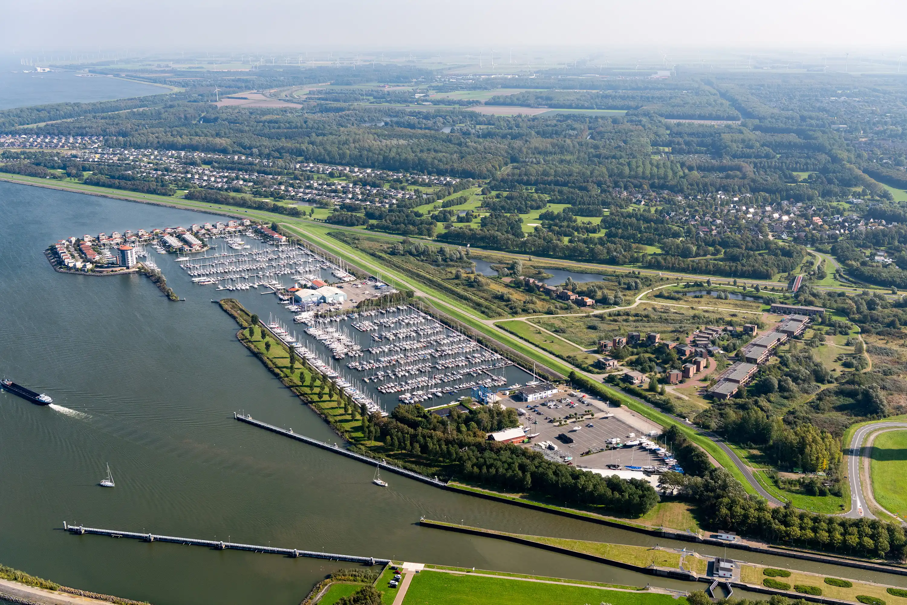 Duin en water luchtfotografie2